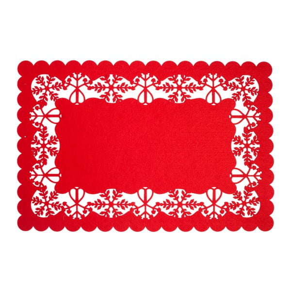 Červené prostírání Clayre & Eef Holy Merry Time II, 45 x 30 cm