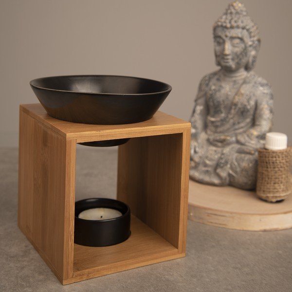 Portselanist aroomiteraapialamp Black - Orion-image-1