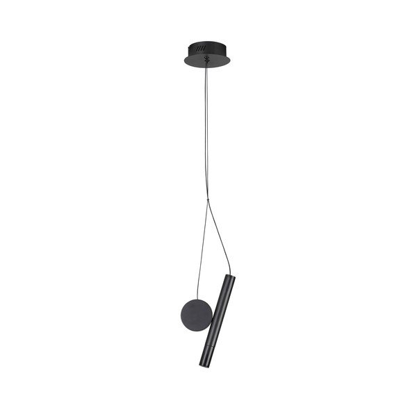 Matt must alumiiniumist LED-rippvalgusti ø 23,5 cm Vero - Nova Luce