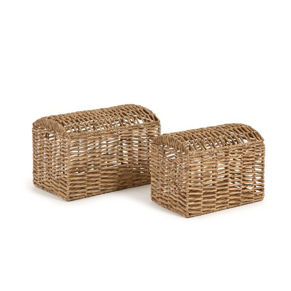 2-osaline vesihüatsindist korvide komplekt 60x37x40 cm Xuliana - Kave Home