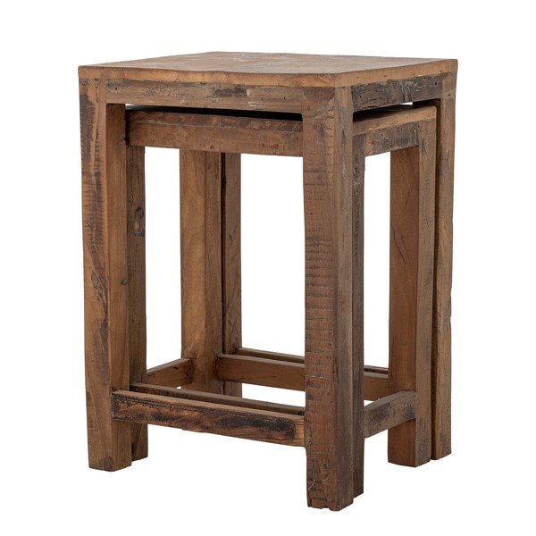 Abilauad 2 tk komplektis, valmistatud taaskasutatud puidust, 40x36 cm Galen - Bloomingville-image-2