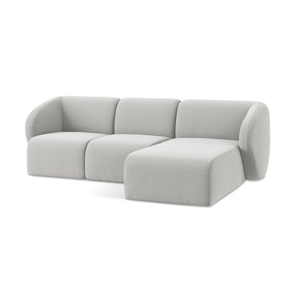 Helehall sametist nurgadiivan (parem nurk/diivanvoodiga) Lani - Makamii-image-4