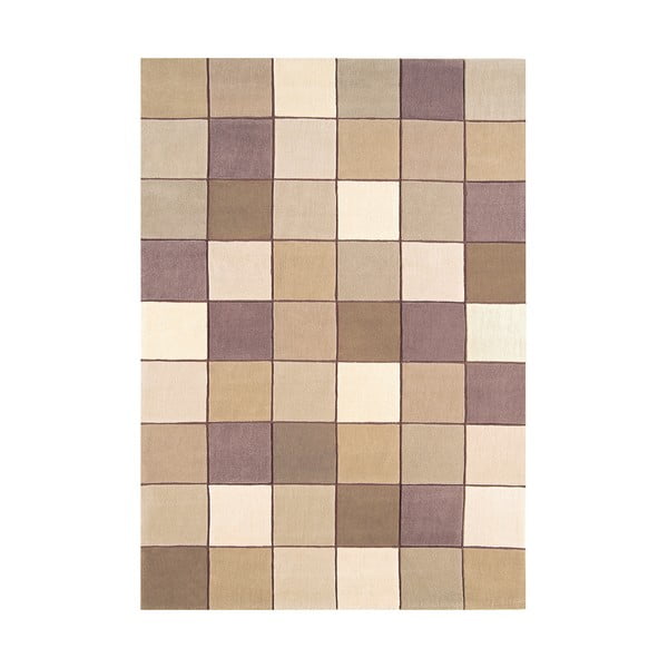 Koberec Asiatic Carpets Eden Pixel Beige, 90x150 cm