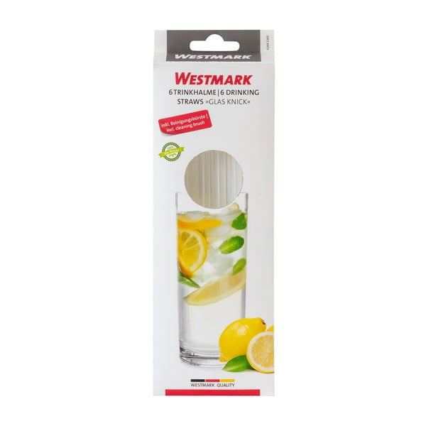 6 kumerast klaasist kõrrede komplekt - Westmark-image-1