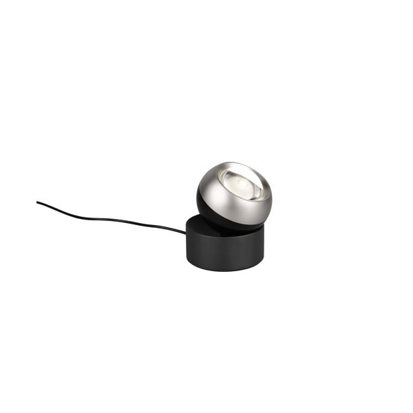 Must/hõbedane LED-lauavalgusti (kõrgus 14 cm) Orbit - Trio Select-image-3