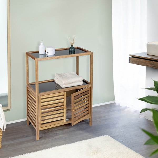 Akaatsiapuust madal vannitoakapp 67,5x86 cm Fondi - Wenko-image-1