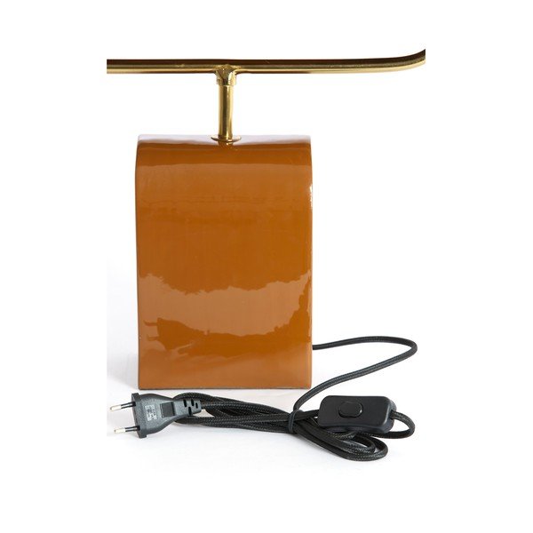 Oranž metallist laualamp (kõrgus 38 cm) Cardona - Light & Living-image-4