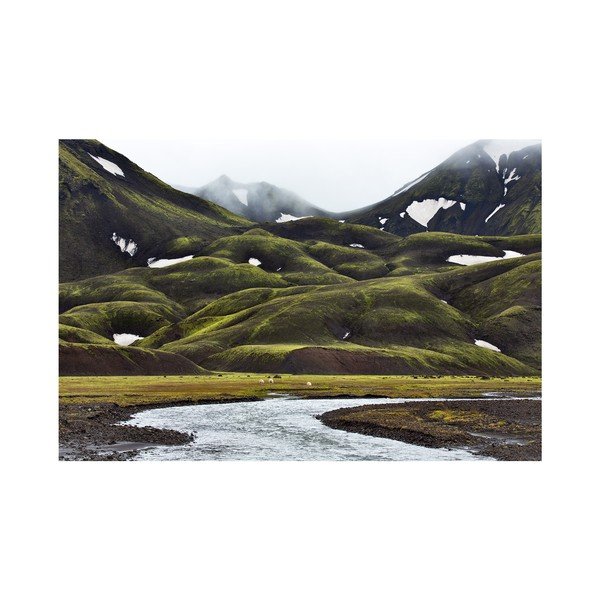 Klaasist maal 120x80 cm Fjallabak - Styler