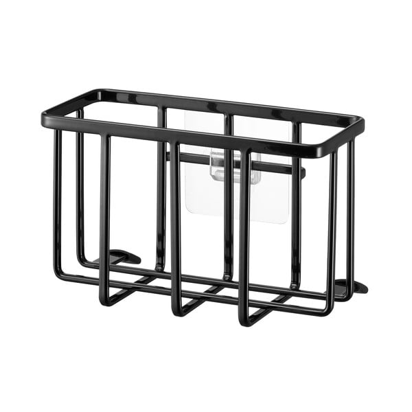 Must metallist pesuvahendi riiul (ilma puurimiseta) Film Hook - YAMAZAKI