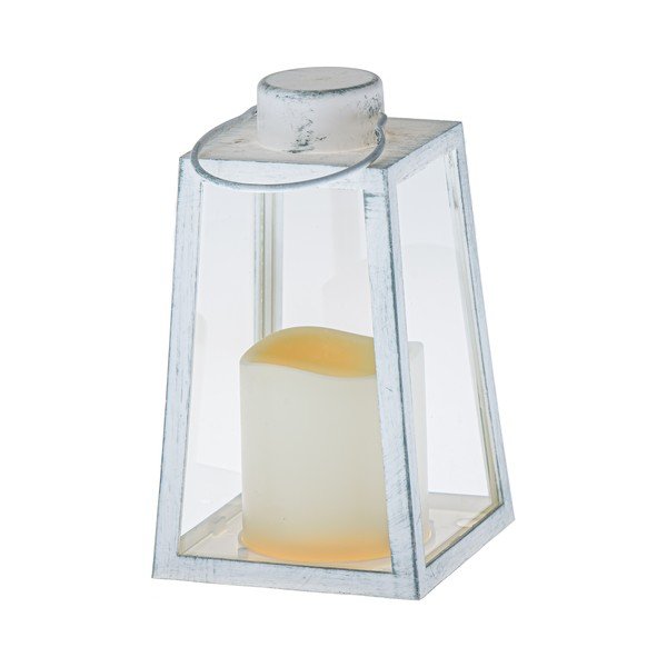 Valge LED-taskulamp (kõrgus 18 cm) - Dakls