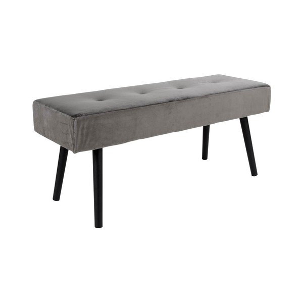 Hall sametkattega polsterdatud pink Skiby, 100 x 35 cm - House Nordic-image-2
