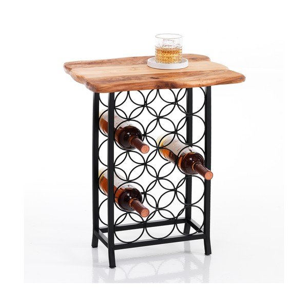 Must metallist veiniriiul, pudelite arv 15 46x56x35,5 cm Ras - Tomasucci-image-1