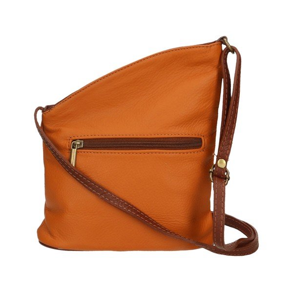 Konjaki pruun nahast käekott Garturo - Chicca Borse-image-1