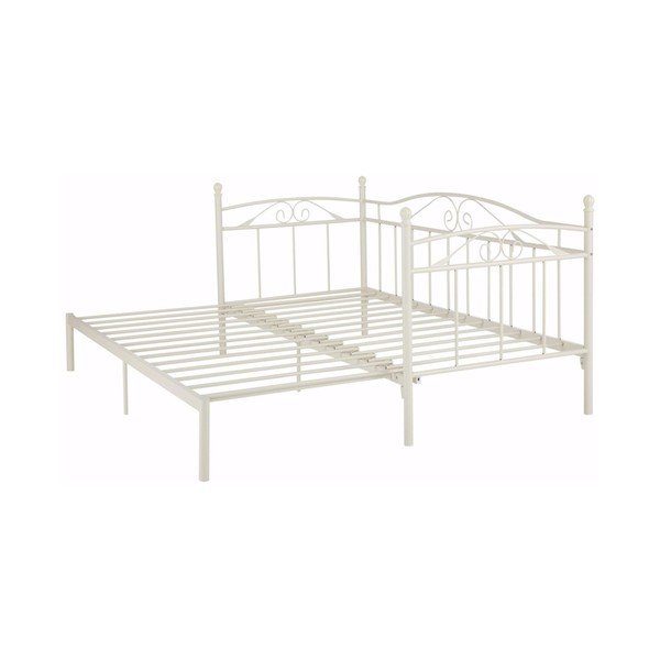 Valge diivanvoodi, 90 x 200 cm Bibi - Støraa-image-1