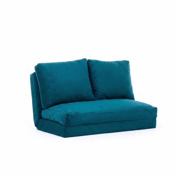 Petrooleumivärvi diivanvoodi 120 cm Taida – Balcab Home