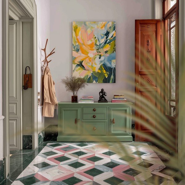 Trükitud pilt lõuendil 70x100 cm Floral Gust - Styler-image-1