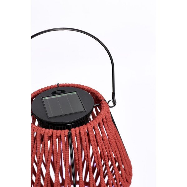 Punane päikeseenergial töötav LED-latern (kõrgus 17 cm) Juny - Yes Everyday-image-2