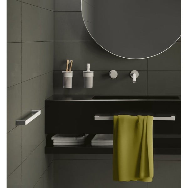 Valge seinale kinnitatav klaasist seebidosaator 110 ml Pirenei - Sapho-image-1