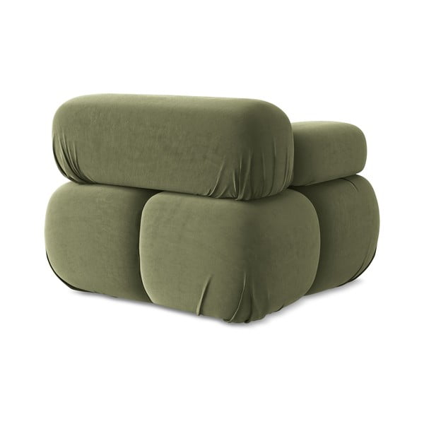 Heleroheline sametist diivanimoodul (vasakpoolne nurk) Lokua - Makamii-image-4