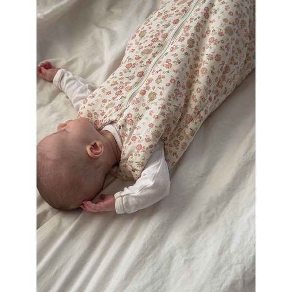 Beež orgaanilisest puuvillast laste magamiskott 40x77 cm Augusta - Cam Cam Copenhagen-image-3