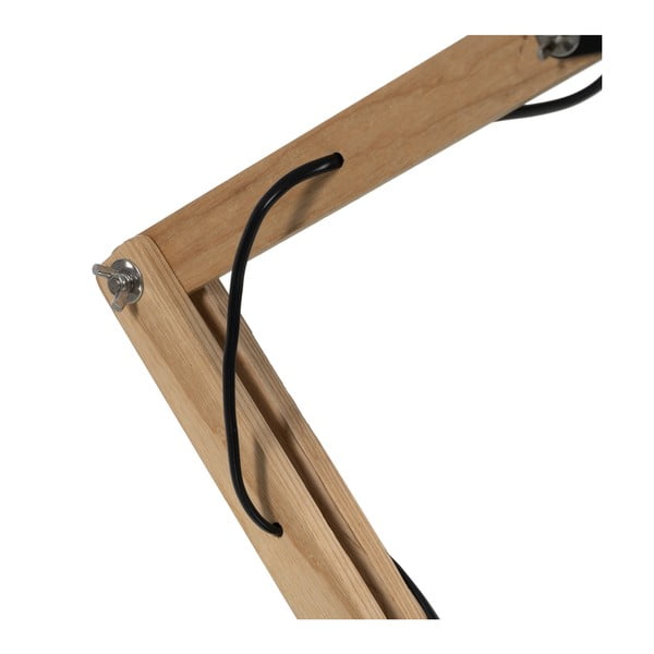 Musta laualamp metallist varjuga (kõrgus 55 cm) - Ixia-image-4