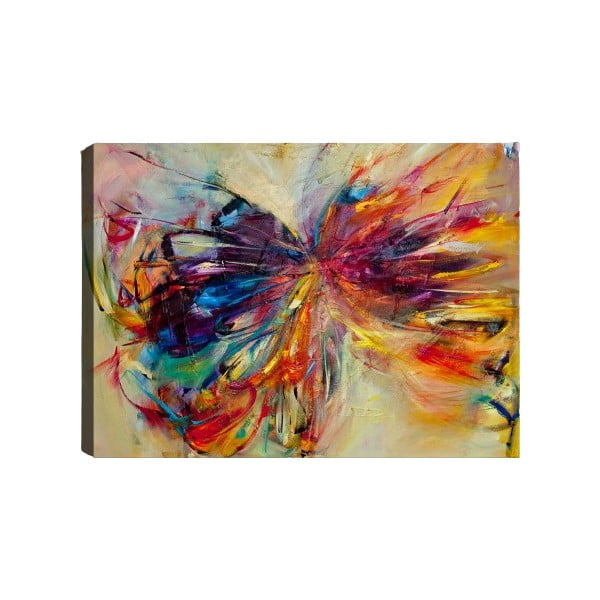 Maal Liblikas, 60 x 40 cm Stretched Butterfly - Tablo Center