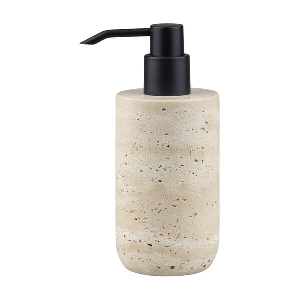 Beež kivikeraamikast seebidosaator 250 ml Travertine - Mette Ditmer Denmark