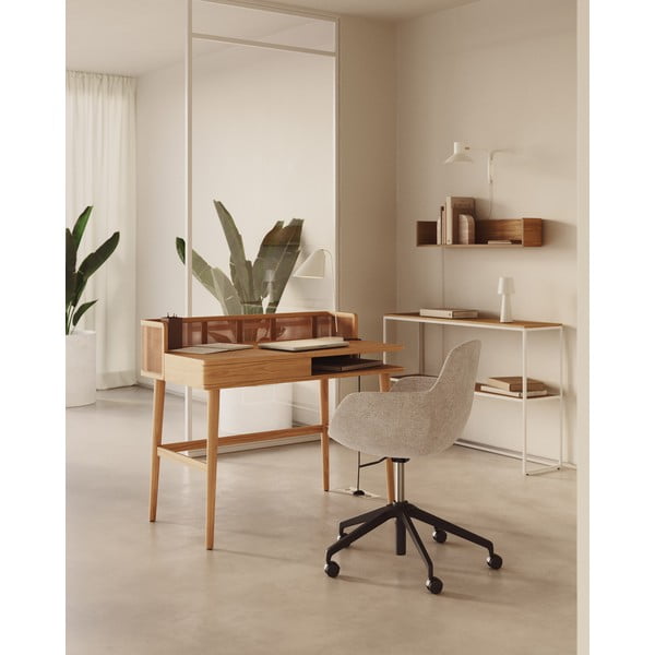 Beež kontoritool Tissiana – Kave Home-image-1