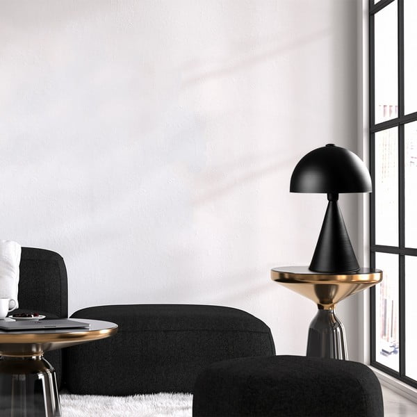 Must lauavalgusti metallist varjuga (kõrgus 52 cm) - Opviq lights-image-1