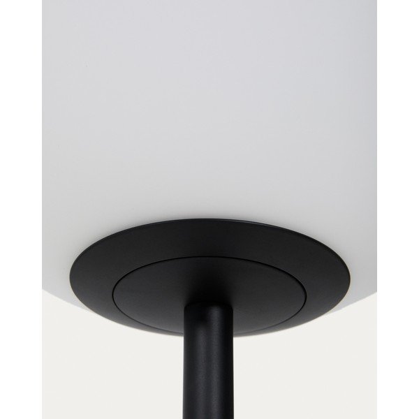 Valge/must põrandalamp klaasist varjuga (kõrgus 165 cm) Brisia - Kave Home-image-4