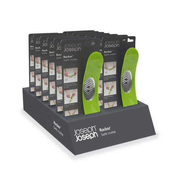 Zelené kolébkové mačkadlo na česnek Joseph Joseph Garlic Rocker-image-2