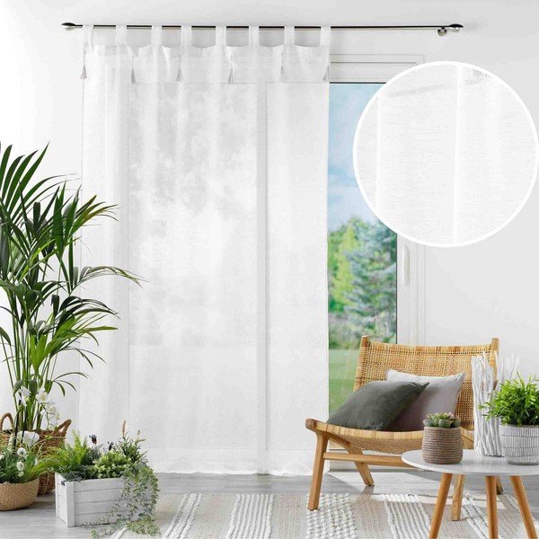 Valge kardin 140x240 cm Dalila - douceur d'intérieur-image-4
