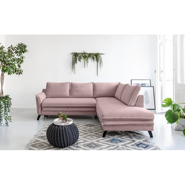 Puuderroosa nurgas diivanvoodi L, paremas nurgas Charming Charlie - Miuform-image-1