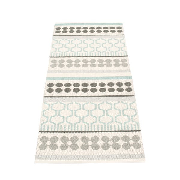 Hall-türkiissinine sise/välisvaip 70x180 cm Asta Pale Turquoise – Pappelina-image-2