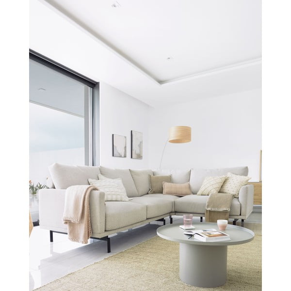 Metallist ümmargune abilaud ø 72 cm Fleksa - Kave Home-image-2