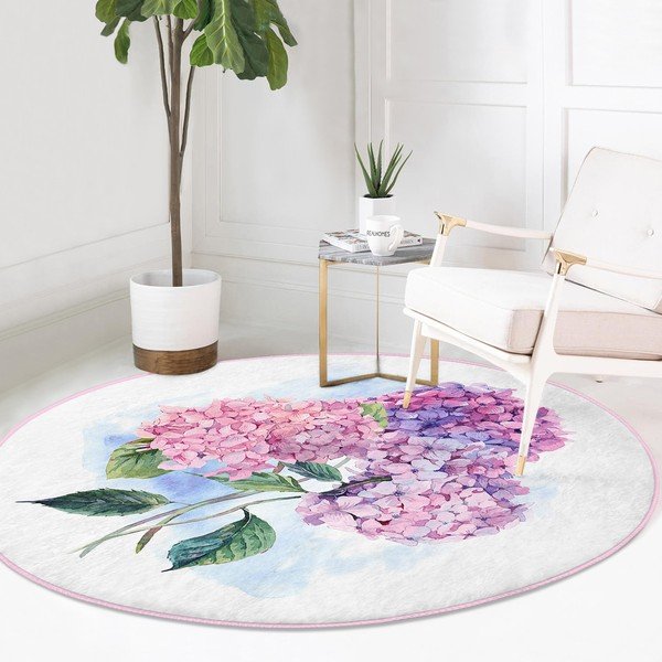 Pestav ümmargune vaip, sobitub robottolmuimejaga ø 100 cm Comfort - Mila Home-image-2