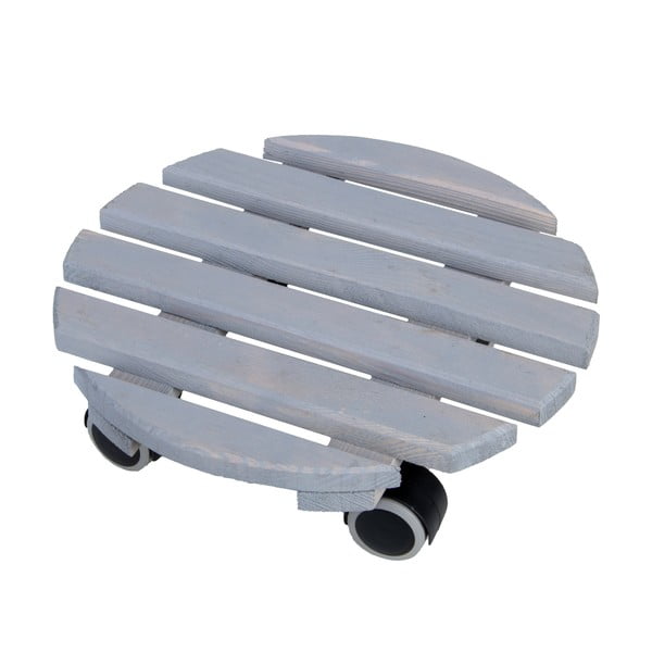 Puidust mobiilne alus lillepottidele ø 29 cm (kõrgus 8 cm) Indoor – Esschert Design