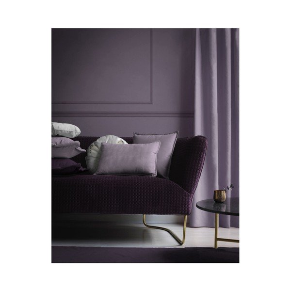 Fialový dekorativní povlak na polštář Velvet Atelier, 45 x 45 cm-image-1