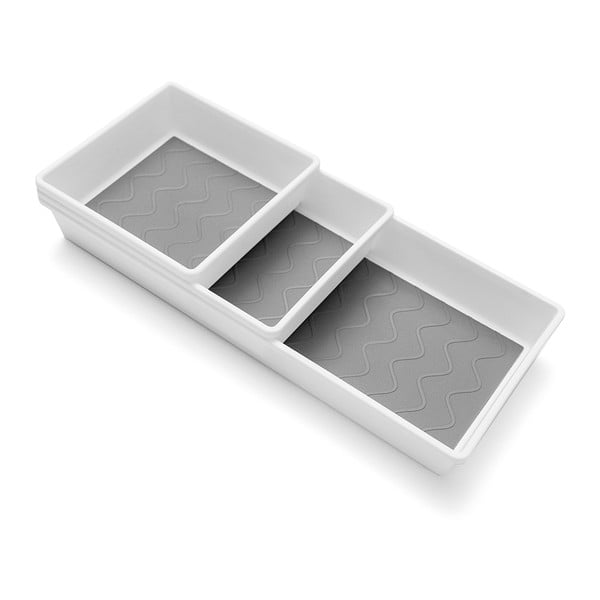 Komplekt 3 halli ja valge libisemisvastase sektsiooniga komplekti - Addis-image-3