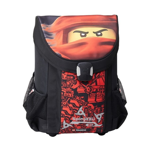 3-osaline komplekt punane koolimapp, pliiatsikott ja kott Ninjago Easy - LEGO®-image-2