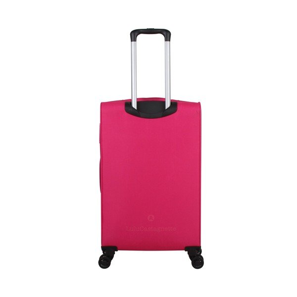 Komplekt 3 pagasit 4 rattaga Lulucastagnette Peruana magenta värviga - LULUCASTAGNETTE-image-1