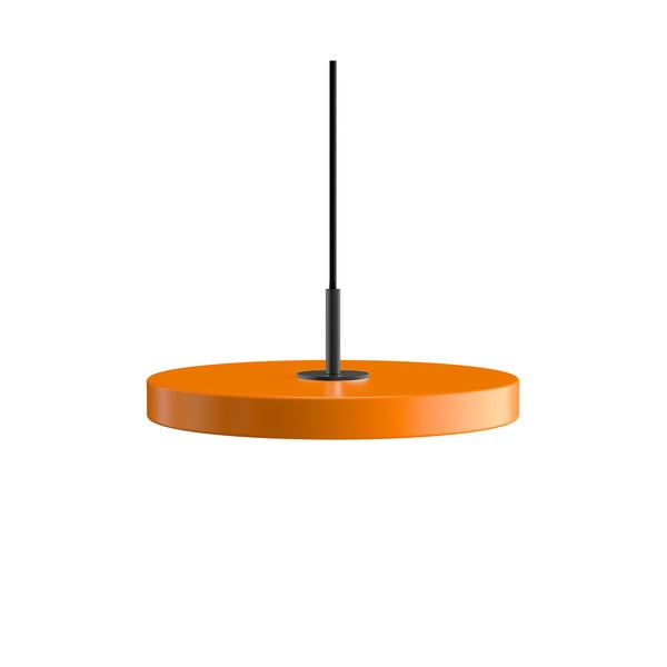 Oranž LED rippvalgusti metallist lambivarjuga ø 31 cm Asteria Mini - UMAGE