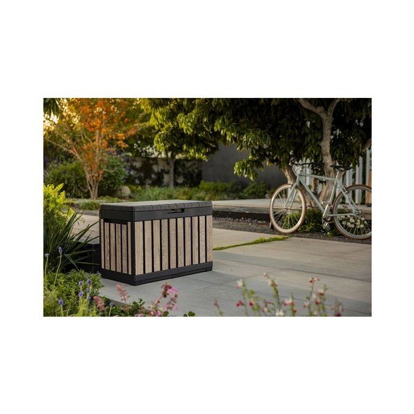 Must/hele naturaalsest plastist aia hoiukast Deco Kentwood Ashwood - Keter-image-2