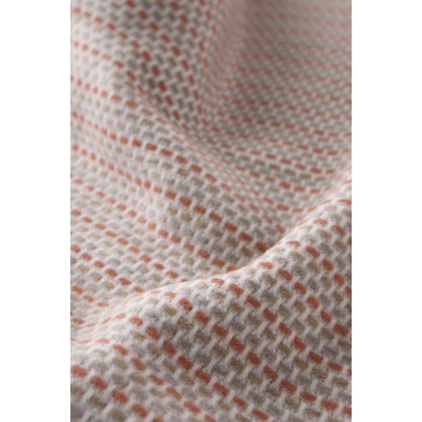 Terrakotavärvi pleed puuvilla seguga 140x180 cm Multi-Zen – Euromant-image-2