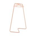 Lõhevärvi terasest riidestange 118x160x57 cm Hang-On - Spinder Design