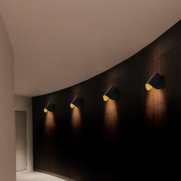 Must LED seinavalgusti Heybe - Opviq lights-image-1