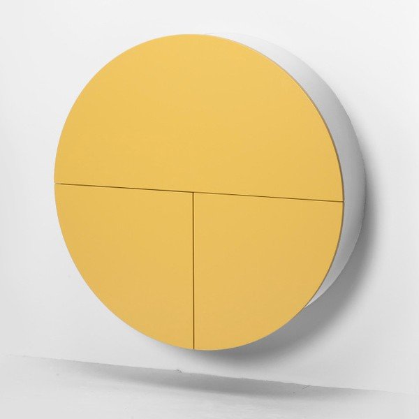 Kollane ja valge multifunktsionaalne seinalaud Pill - EMKO-image-3