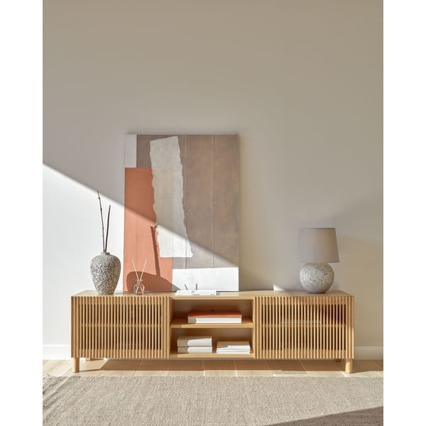 Tammedekooriga telerilaud Beyla - Kave Home-image-1