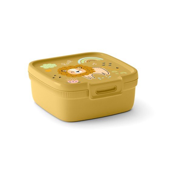 Kollane plastmassist laste suupistekarp - Curver