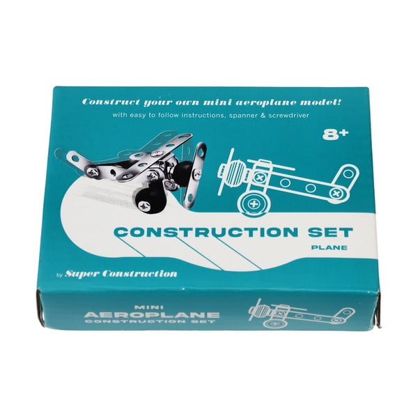 Metallist kokkupandav mänguasi Aeroplane - Rex London-image-4